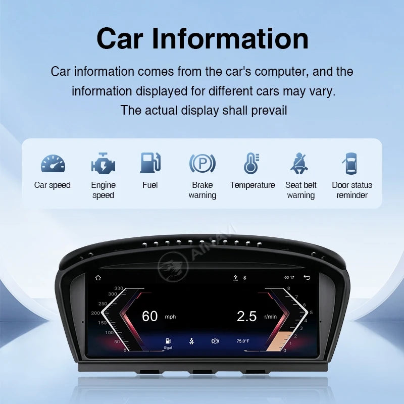 BMW CarPlay Display 9,3" – Wireless CarPlay & Android Auto