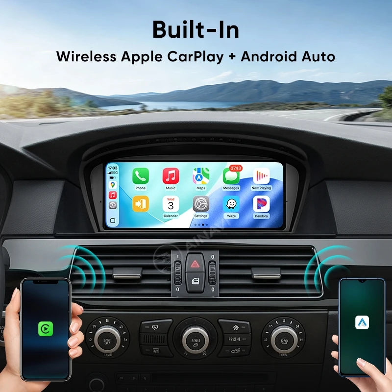BMW CarPlay Display 9,3" – Wireless CarPlay & Android Auto