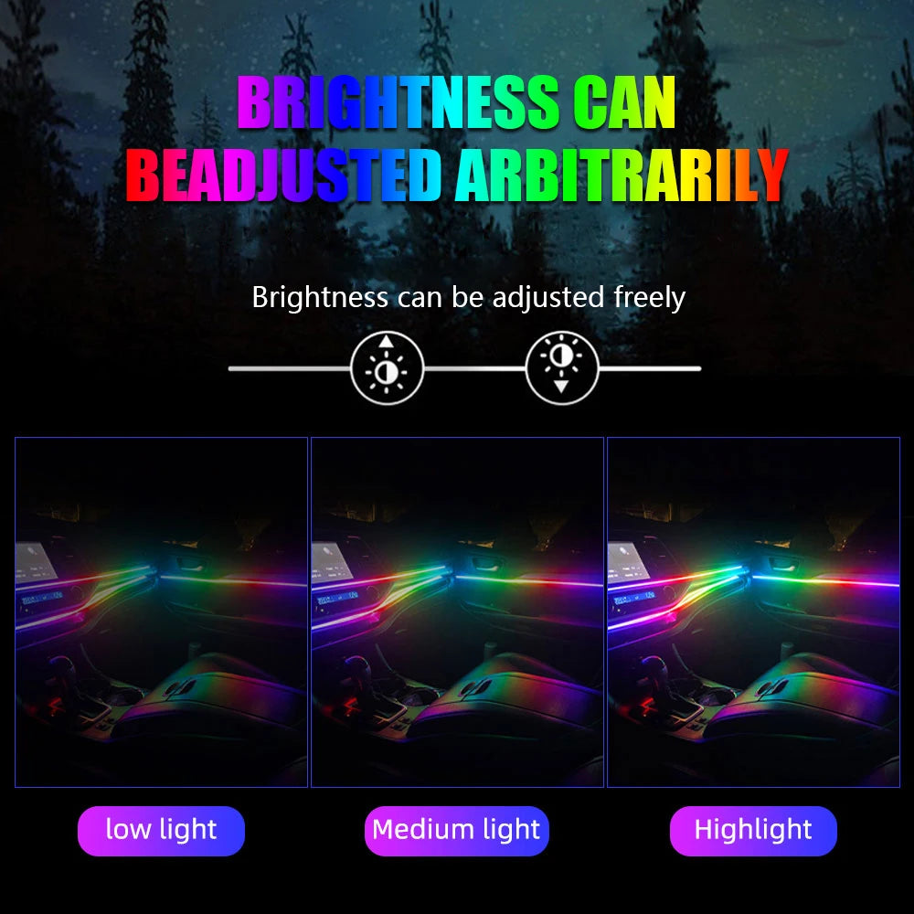 RGB Ambientebeleuchtung fürs Auto – App & Music Sync