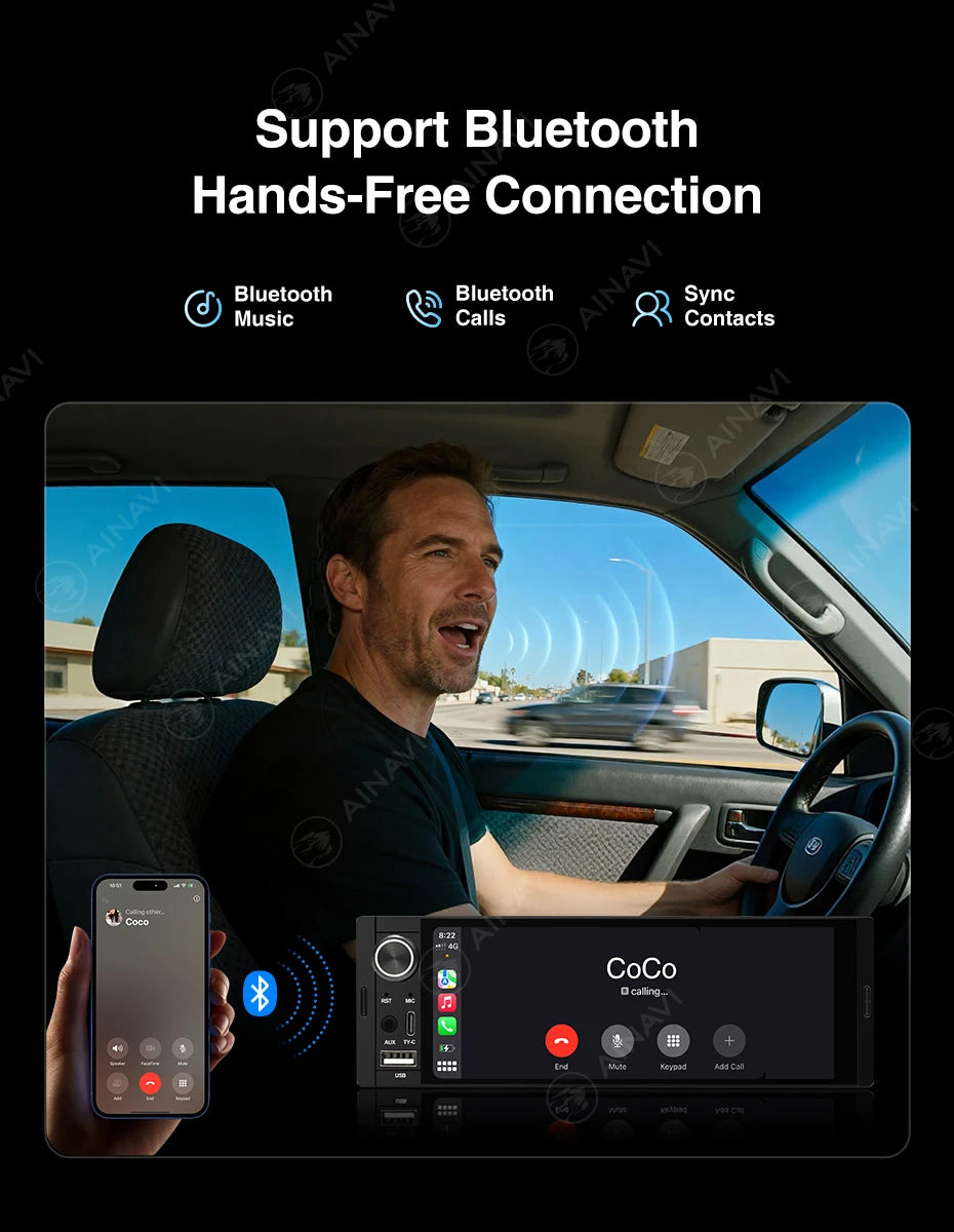 CarPlay Autoradio 6,36" -1 DIN -