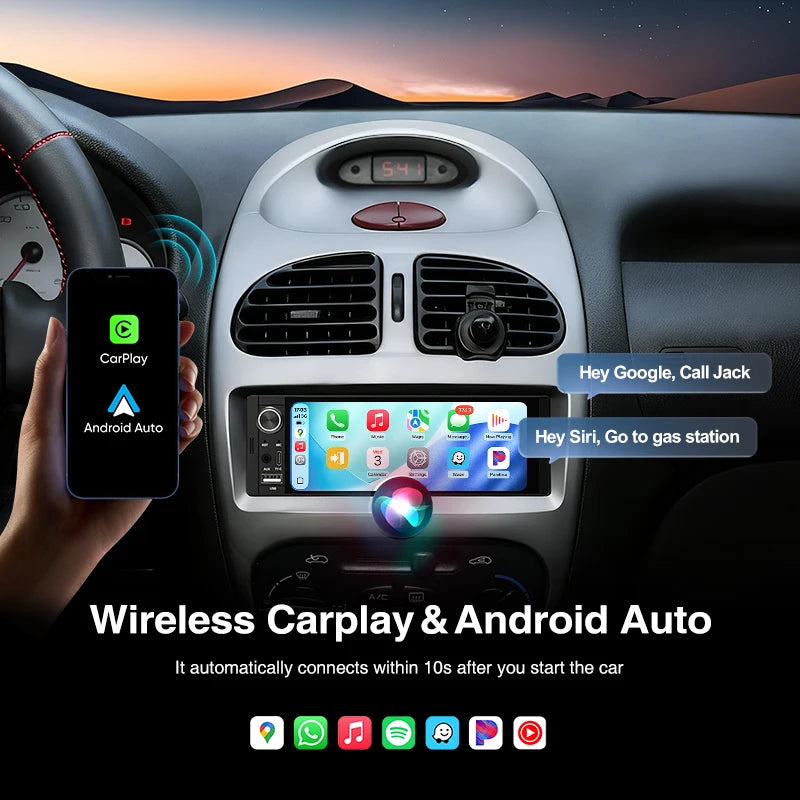 CarPlay Autoradio 6,36" -1 DIN -
