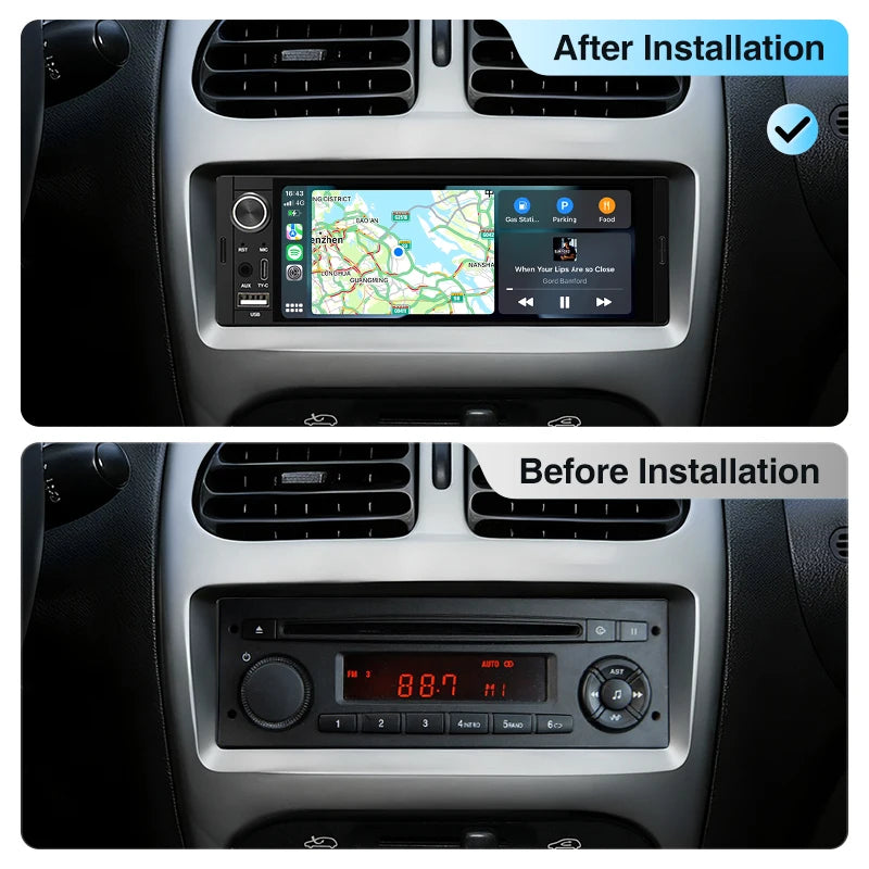 CarPlay Autoradio 6,36" -1 DIN -