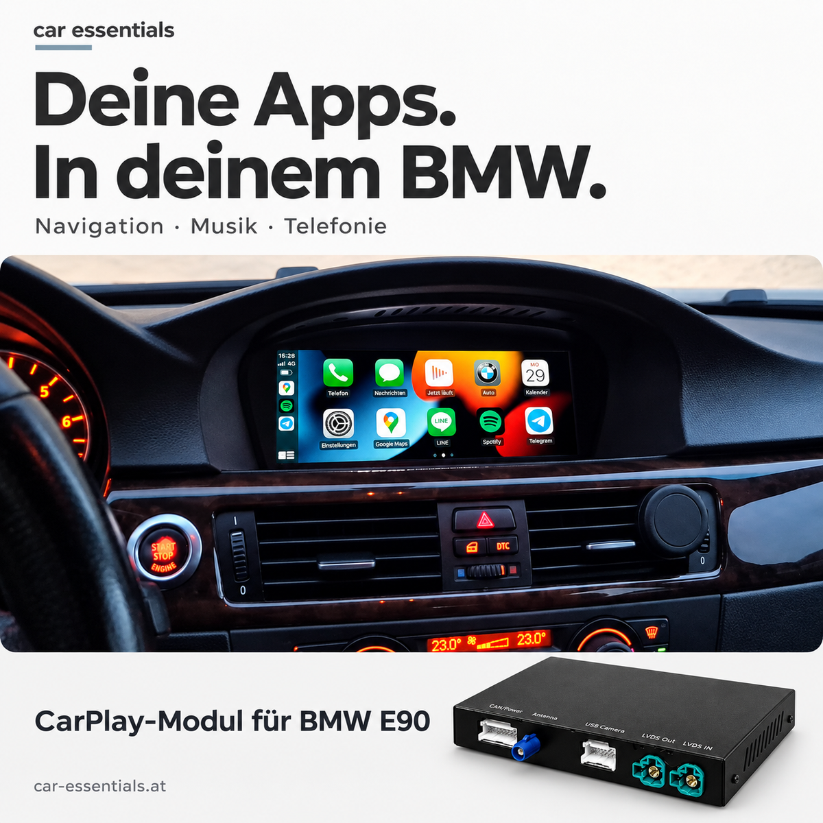 CarPlay BMW E90